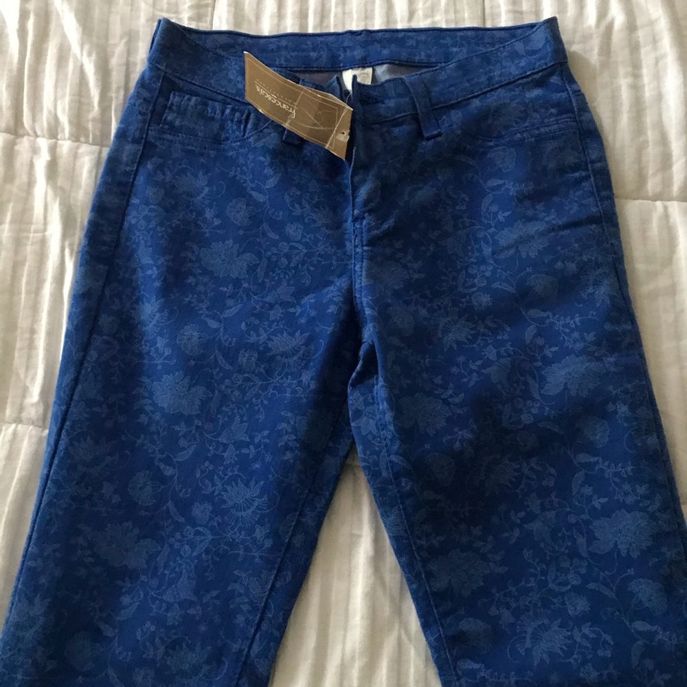 NWT Francesca skinny printed jeans